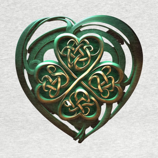 Shamrock Celtic heart by presstex.ua@gmail.com